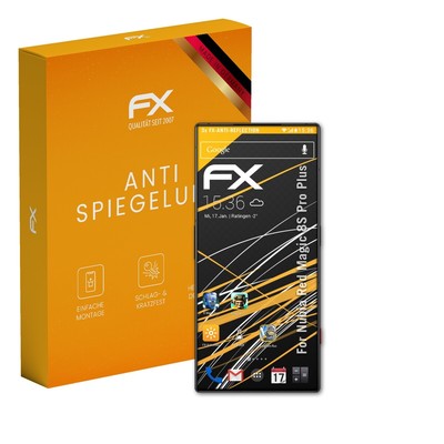 atFoliX 3x Displayfolie für RedMagic 8S Pro Plus Schutzfolie matt&stoßfest Folie