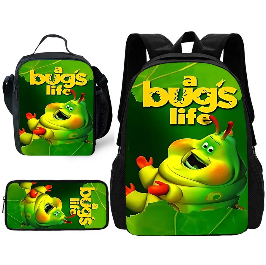 A Real Bug's Life Backpack Set with Lunch Bag and Pencil Case