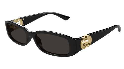 Gucci GG1661S 001 Black Sunglasses Unisex New Authentic