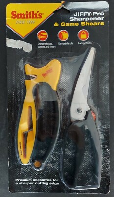 Smith's C1357 Pro Handheld Knife & Scissors Blade Sharpener w/ Game Shears - NEW