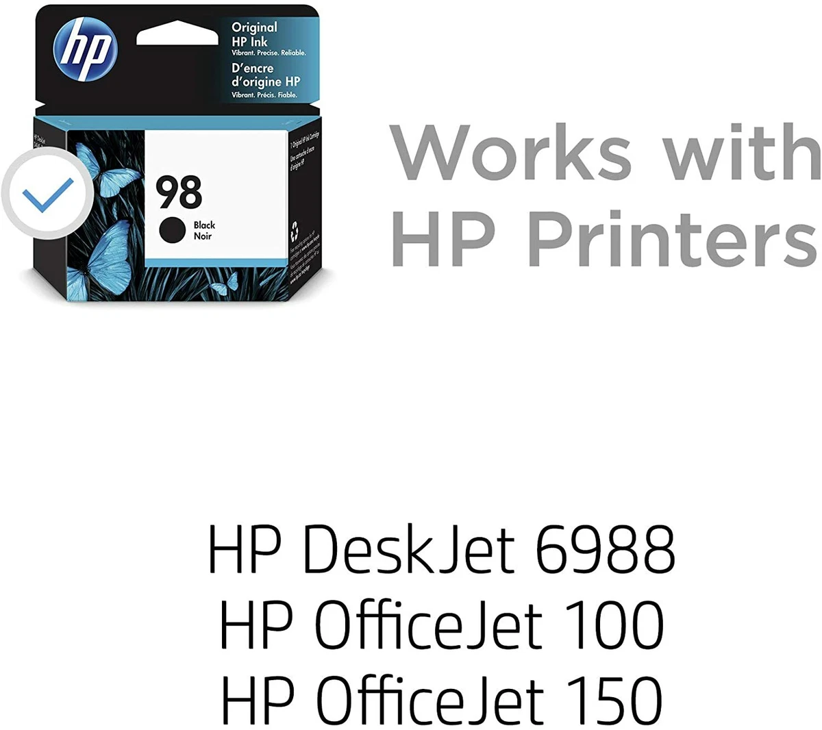 HP 98 Cartouche d encre noire d origine C9364WN eBay
