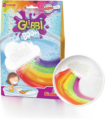 Simba 105953451 - Glibbi Boom Regenbogenbombe, Badewannenspielzeug Für Kinder Ab