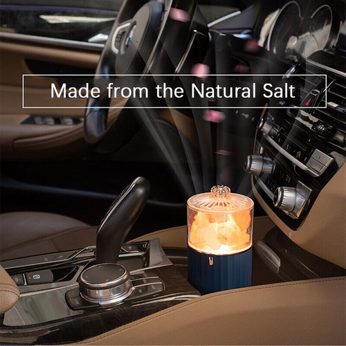 Himalayan Salt Lamp 2 in 1 Crystal Salt Lamp Essential Oil Diffuser Rechargeable - Picture 6 of 19