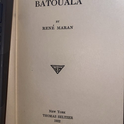 1922 Batoula by Rene Maran A True Black Novel The African Writers Series 1st Ed. - Picture 2 of 5