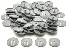 Lego 50 New Light Bluish Gray Dish 4 x 4 Inverted Radars with Solid Stud Parts