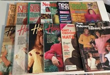 Lot Of 12 VTG Needlework And Craft Magazines - 70 s And 80 s - Various Titles