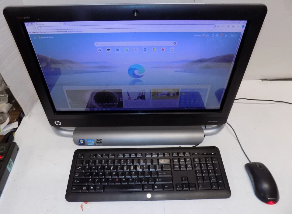 HP Touch Screen PC 23" AIO Desktop PC i3-2120 3.30GHz 8GB RAM 256 SSD Windows 10 - Image 2 of 4