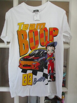 Betty Boop Team Boop T Shirt Mens Licensed Cartoon Merchandise Classic TV Small