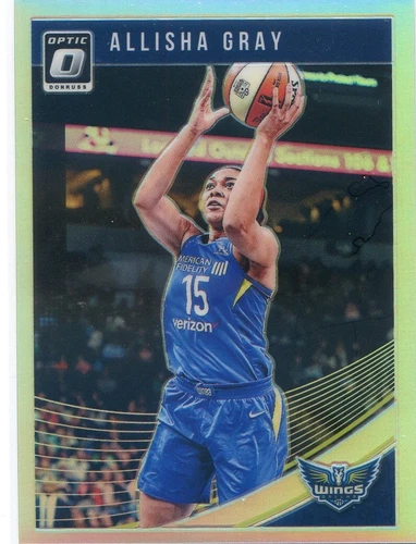 2019 Panini Donruss WNBA OPTIC SILVER HOLO PRIZM #26 ALLISHA GRAY WINGS