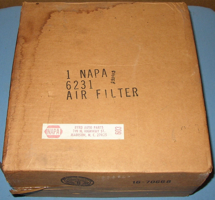 Filtro de ar NAPA 6231 Ford F600 C700 F700 F7000 73-79 80 81 82 83 84 85 86-91 novo na caixa - Imagem 2 de 4
