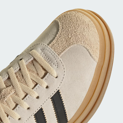 adidas gazelle silver green womens adidas Gazelle Bold W, Warm Vanilla / Silver Pebble / Earth Strata