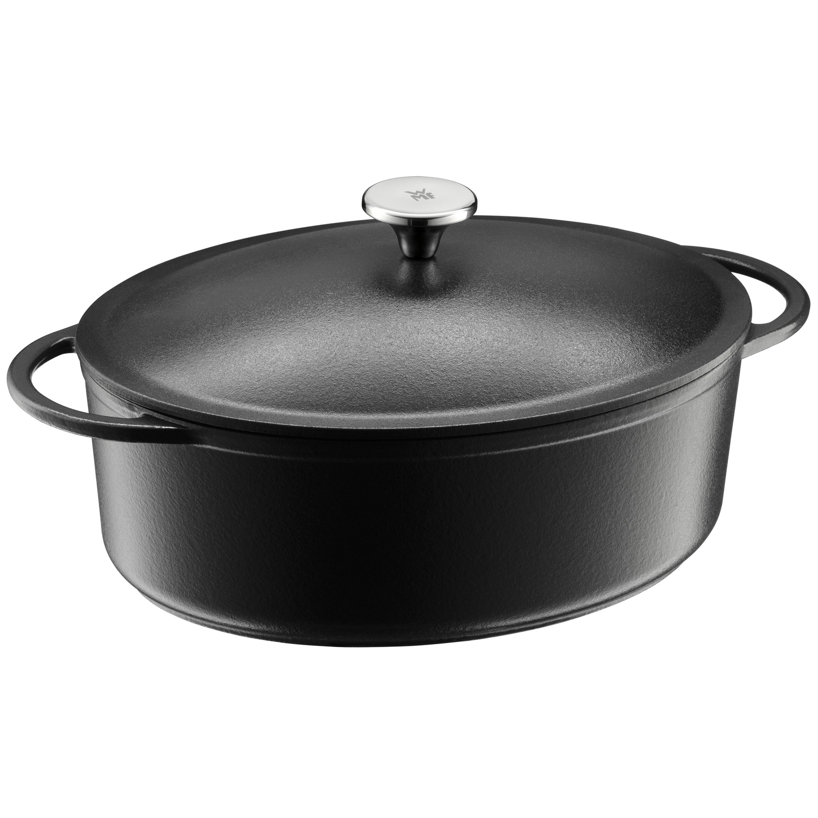 WMF Gusseisen-Bräter mit Deckel - Schwarz, 30cm (3201000517