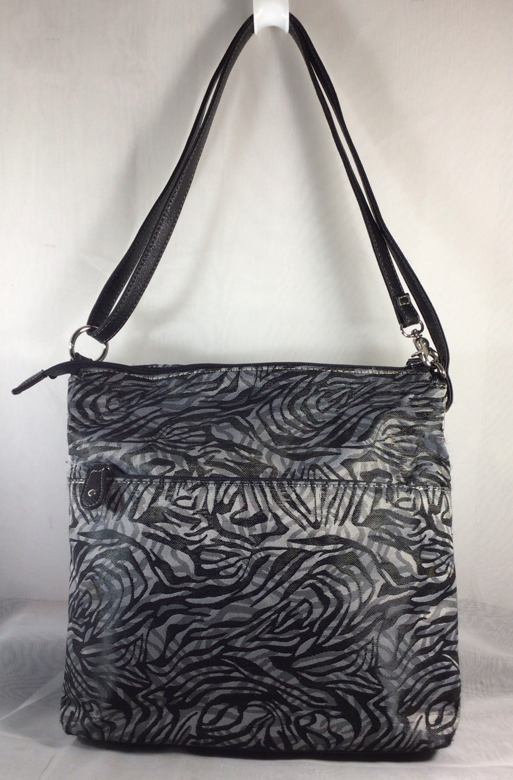 MultiSac Crossbody Handbag Adjustable Strap Black… - image 4