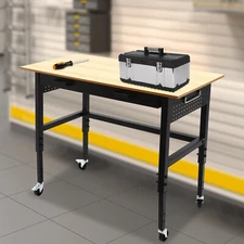 Adjustable Height Workbench Work Bench Table