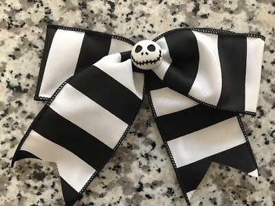 Nightmare Before Christmas Tree Bow Present Gift Jack Topper Tier Tray Ornament