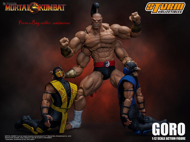 Perfect Storm Mortal Kombat Goro 1/12 In Stock New Action Figure