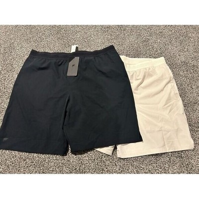 Fabletics XXL NWT 9'' fundamental short shorts black cream