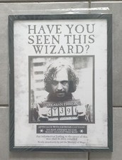 Harry Potter Framed sirius Black wanted Poster 41cm x 30cm brand new 