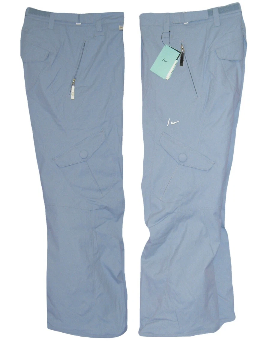 NEW NIKE Women s Warm HAZELNUT CARGO SNOWBOARD SKI SNOW Trousers Pants Blue XL