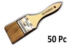 Lot of 50 2" Chip Brushes Brush Perfect for Adhesives Paint Touchups 2 Inch