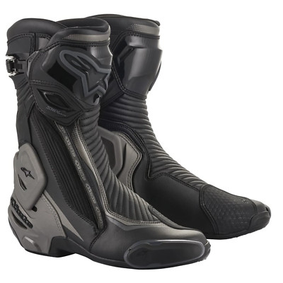 Alpinestars SMX Plus V2 Motorradstiefel schwarz grau