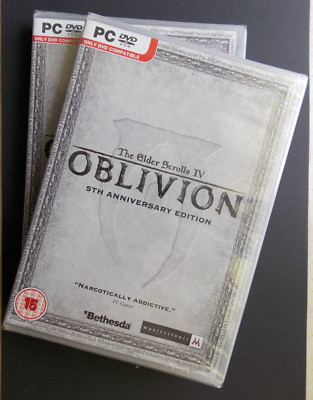 The Elder Scrolls IV Oblivion 5th Anniversary Edition PC Game- new old stock