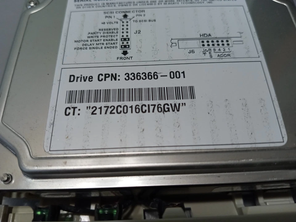 336366-001 Compaq 366381-001 9.1GB Wide Ultra SCSI3 80Pin 10K with tray, NOB NOS - Image 2 of 4