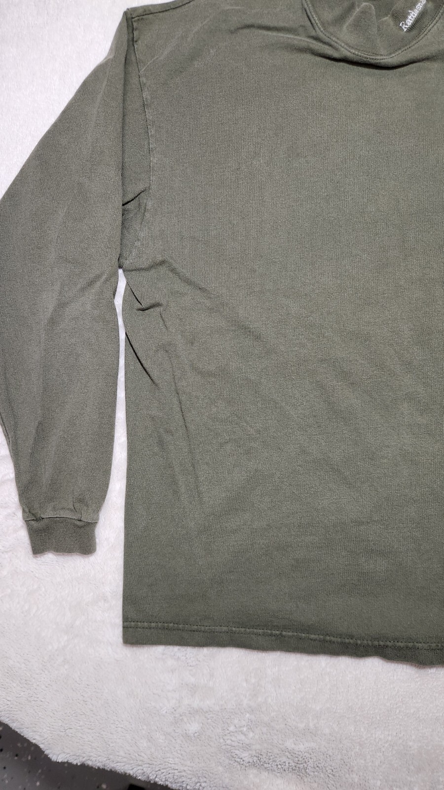 Camicia vintage Pony Express Brewing Co Kansas manica lunga girocollo serpente a sonagli