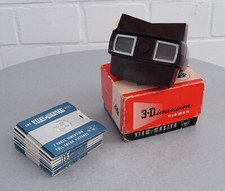 Bakelite View-Master 3 D Image Viewer Model E incl. 27 Image Discs in Origina...