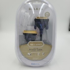 NEW Gold Series 10' 24k Gold Series IEEE 1284 Printer Cable -10ft- FREE SHIPPING