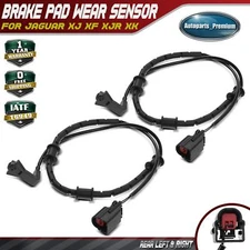 2x Rear Disc Brake Pad Wear Sensor for Jaguar XJ 10-17 XJR XK XKR XF XFR XFR-S