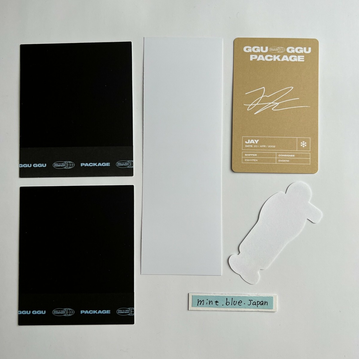 Enhypen JAY GGU GGU Package 2022 Official MD Photo card set