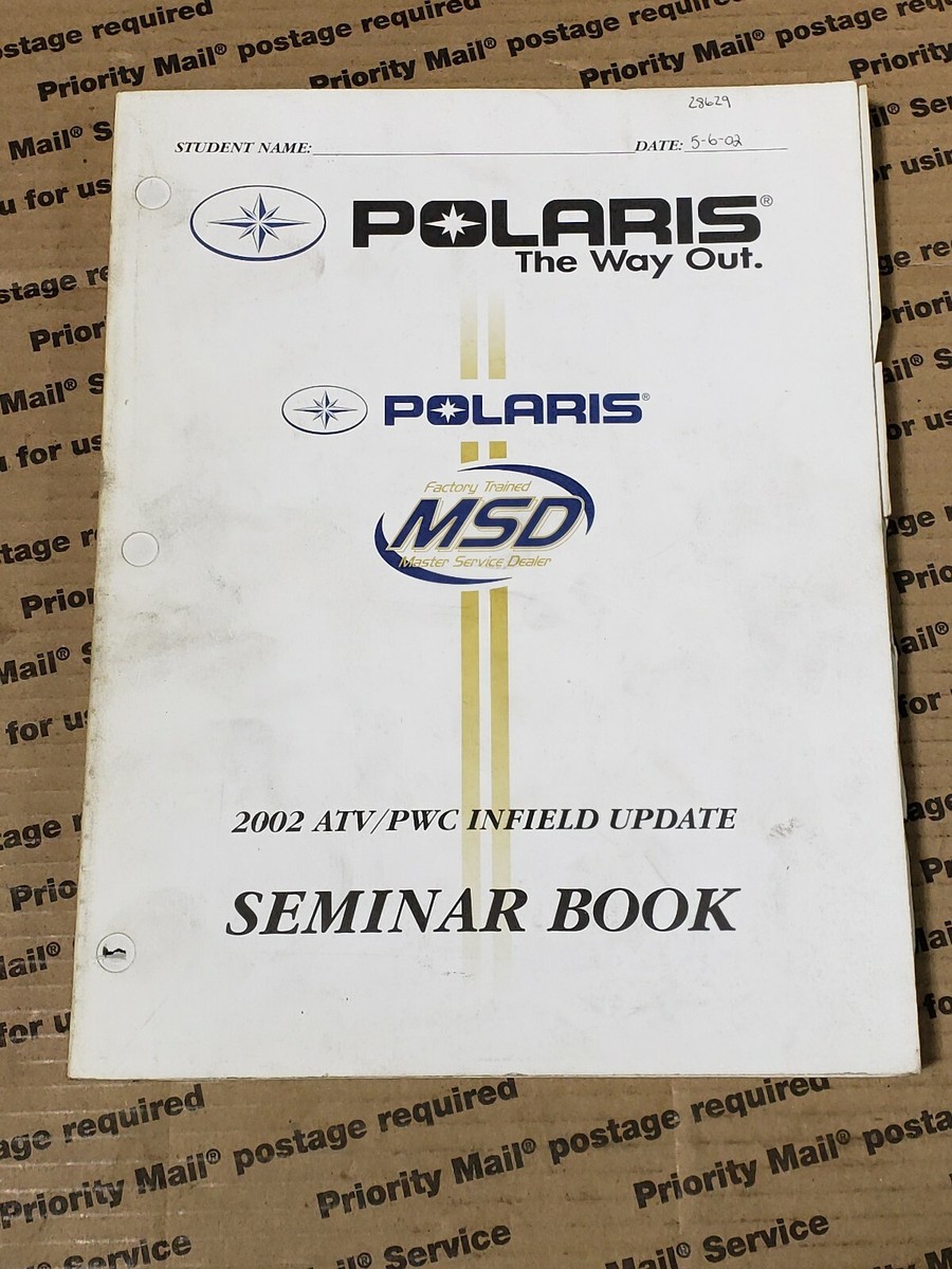 POLARIS  2002サービスマニュアル POLARIS 2002サービスマニュアル