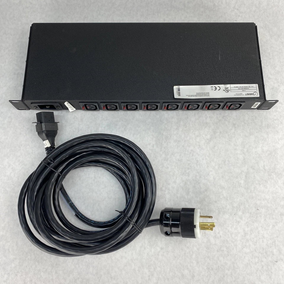 Geist UVHVRN082-002L13C20 Horizontal PDU 100 to 125V 200 to 240V 16/20A - Image 2 of 4