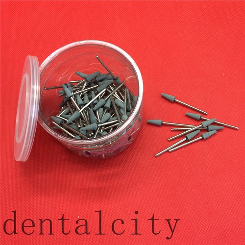 100pcs sharp Gravel Ceramic Mounted Point Burs Polisher 2.35mm Dental Materials - Picture 3 of 9