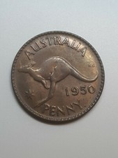 Australian 1950p PENNY UNC