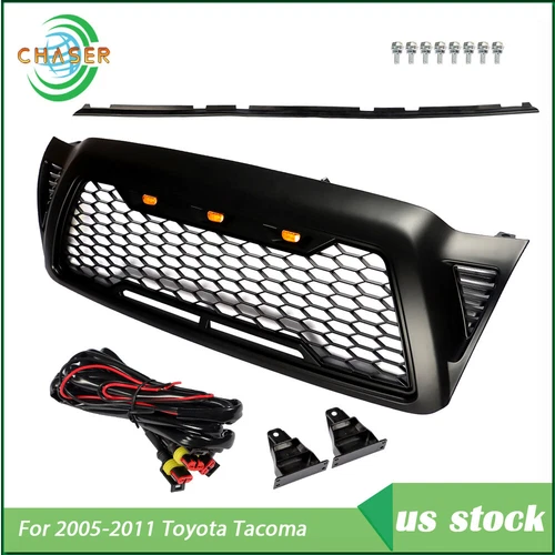 For Toyota Tacoma Front Grille Upper Replacement Grill Plastic Mesh 2005-2011