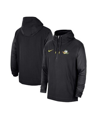 NWT men's medium nike Oregon ducks sideline player 1/4 zip hoodie FTBL/football