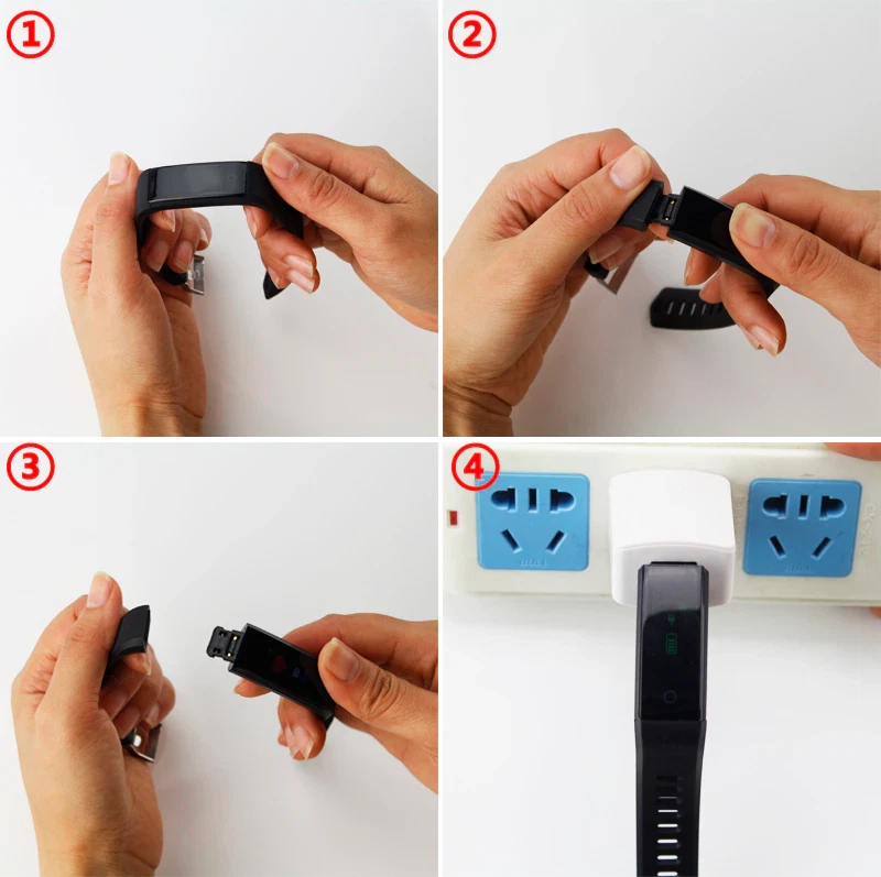 Фитнес умные часы активности трекер пульса для женщин мужчин лот BP монитор - Изображение 4 из 4