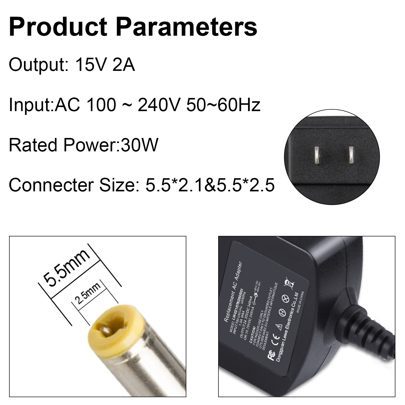 12V/15V Power Adapter Charger For Yamaha PA130 PA150 PSRE253 PSRE263