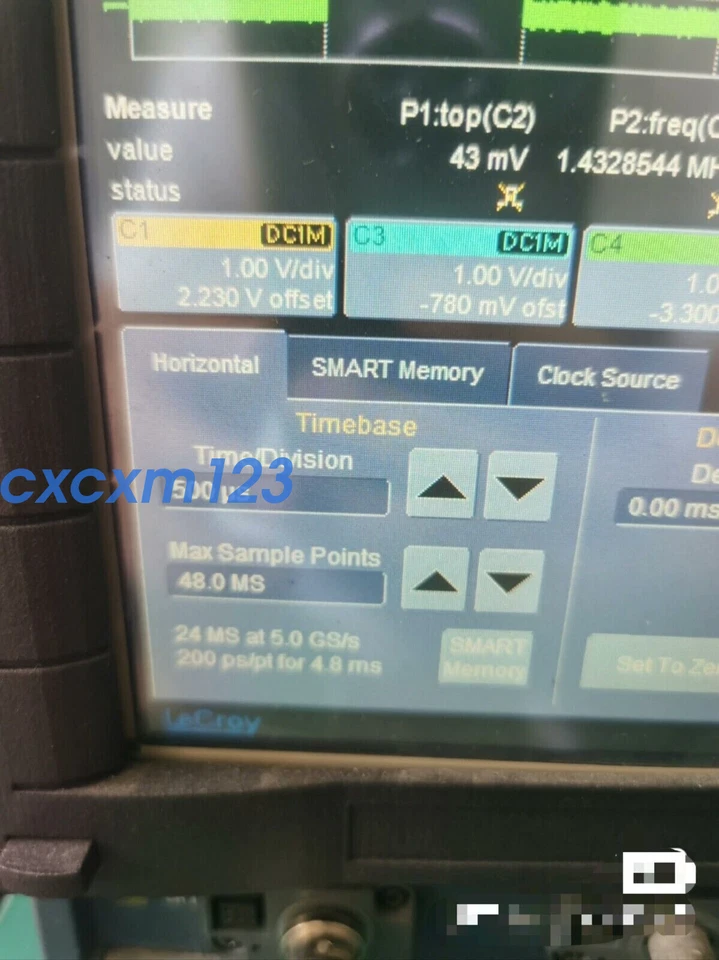 cx/LeCroy WavePro 7300A 3ghz oscilloscope 20gs/s used - Image 4 of 4