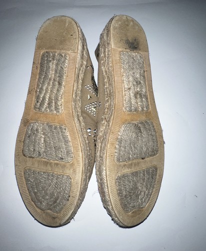 White Mountain HERRING Espadrille Studded Flats Shoes Womens Size 7.5 M - Picture 10 of 10