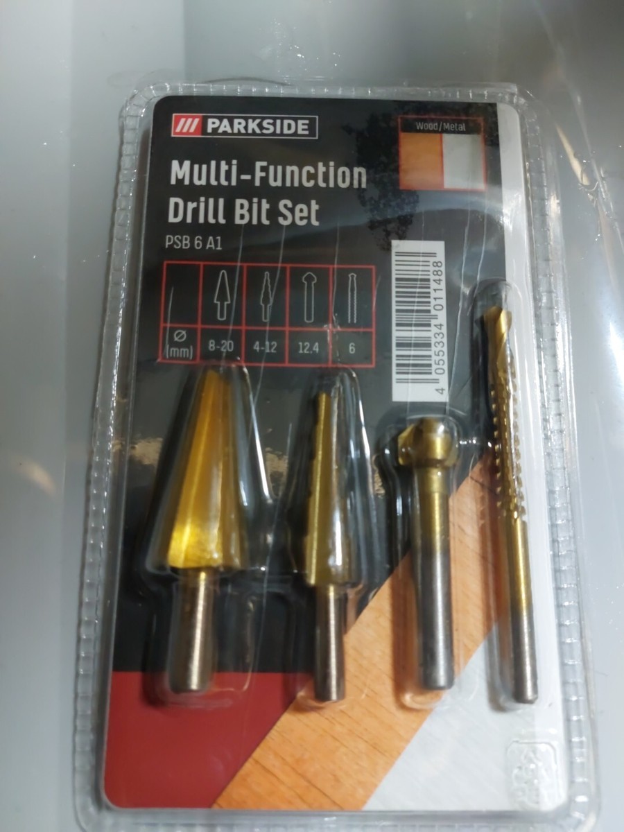 Parkside Multi Function Drill Bit Set PSB A1 Piece Set Wood