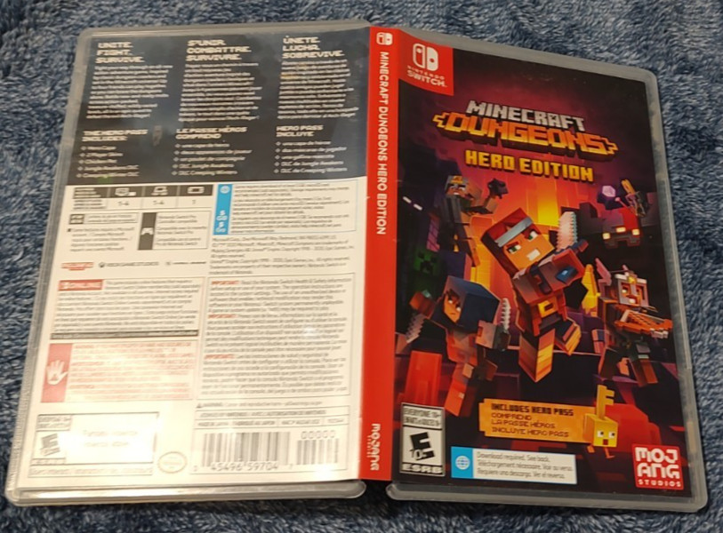 Minecraft Dungeons Ultimate Edition - Nintendo Switch /Case Only - No Game-image