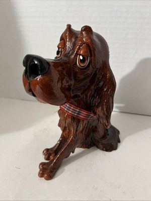 Little Paws - Arora Irish Sitter Dog Statue Pets with Personality 5.5  Tall