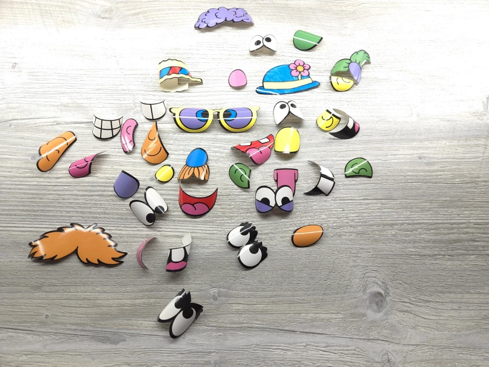 Vintage Colorforms Silly Faces Game – 1998 – Preschool Ages 3+ – Complete - Image 3 of 4