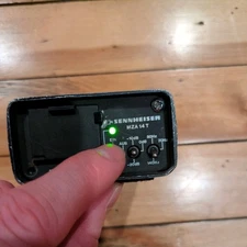 Sennheiser MZA 14 T Battery Powered Phantom Power Supply • Tested Working 