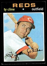 1971 Topps Ty Cline  - Cincinnati Reds #319