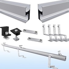 124cm Alu Solar Panel Mounting Bracket Kit Tile Roof Solar Panel Fixing Profiles