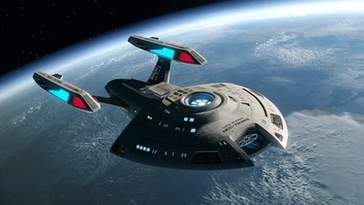 Star Trek Nova Class Starship 3d Resin Print 8''x4''